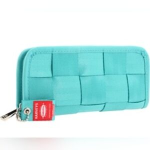 Harvey's Turquoise Clutch Wallet